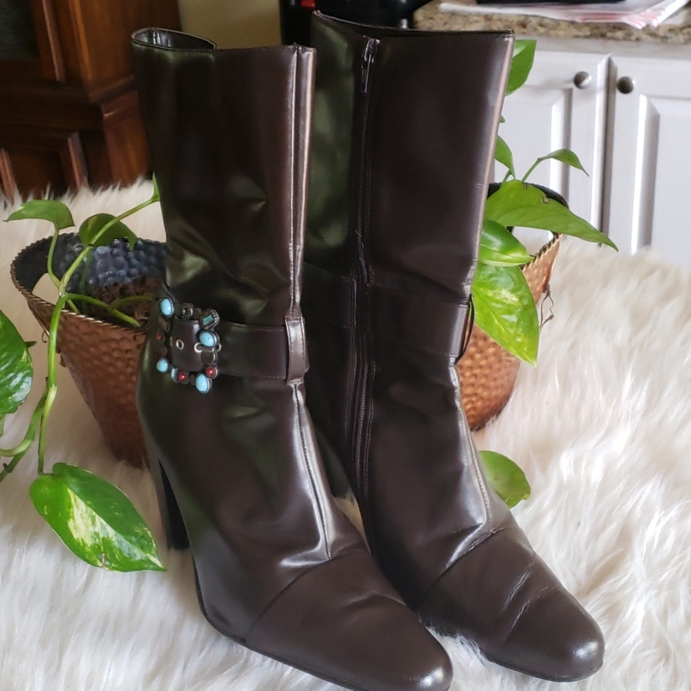 Worthington Brown Leather Boots